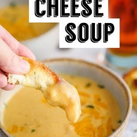 EASY Beer Cheese Soup that comes together in one pot!