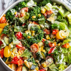 salad in a large bowl