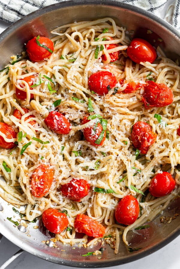 Simple Hearts of Palm Pasta in a large skillet.