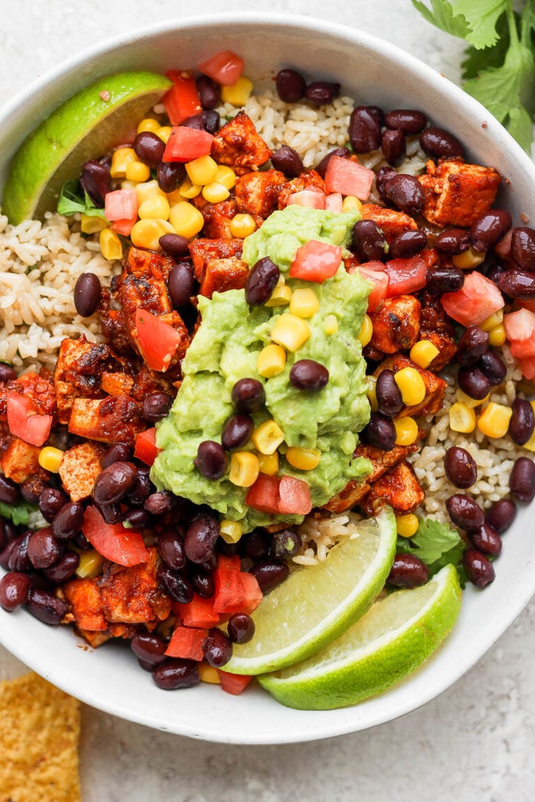 copycat chipotle sofritas burrito bowl