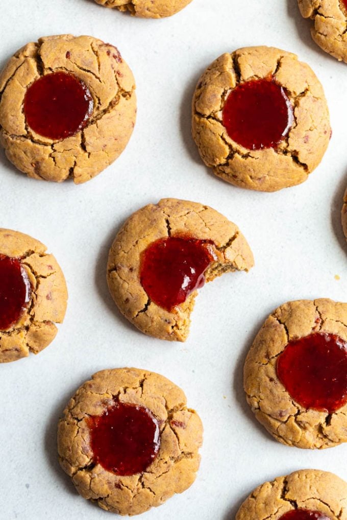 jam thumbprint cookies